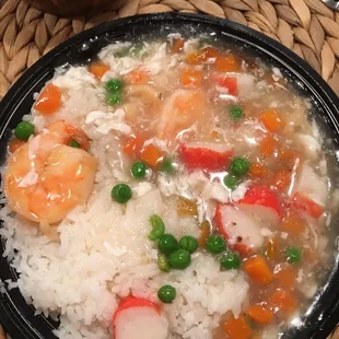 Shrimp in lobster sauce