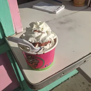 Hiltopper sundae, half size