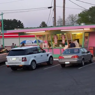 sushi and sashimi, outside