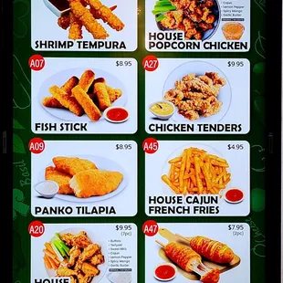 Perfect selection of comfort food, light &amp; zesty.