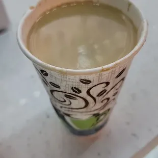 Hot coffee on a cold night, perfect! Soft opening now, grand opening coming soon.