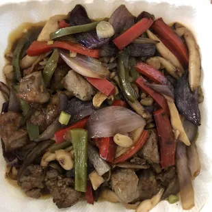 Stir Fry Rib Eye Steak with Mushroom