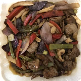 Stir Fry Rib Eye Steak with Mushroom