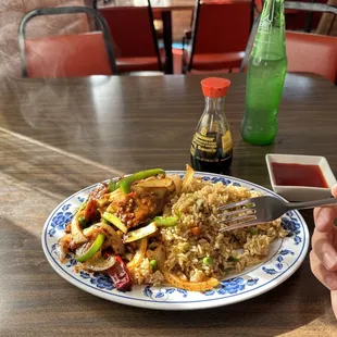 L20. Mongolian Beef Lunch Special