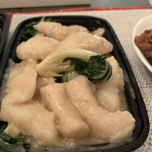Fish &amp; 37. Bok Choy with Fish Fillet