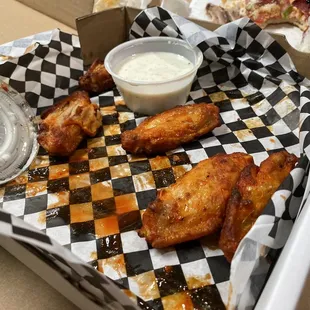 Wings were moist but smaller