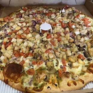 Chicken Pesto Pizza