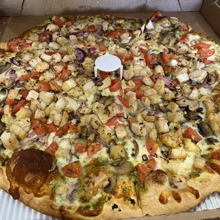 Chicken Pesto Pizza