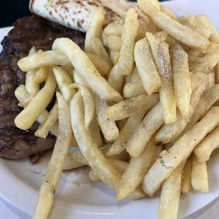 $16.99 steak special on Sunday.   Also come with a small Greek salad.