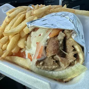 Gyro with Fries Monday Special