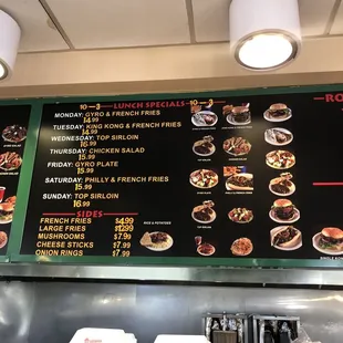 Menu &amp; prices September 2023.
