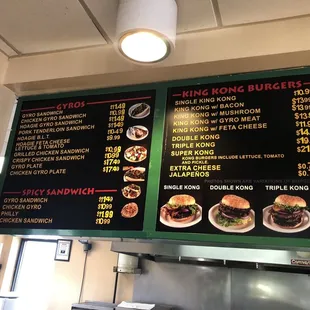 Menu &amp; prices September 2023.