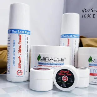 Hemp Rub for pain and swelling.