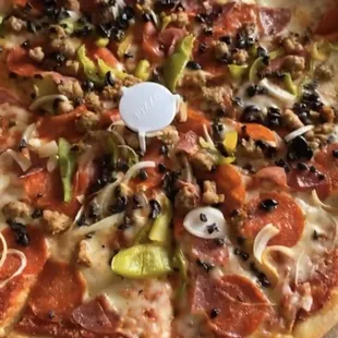 Xl-combination pizza