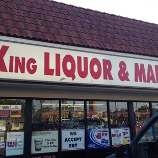 king liquor and market