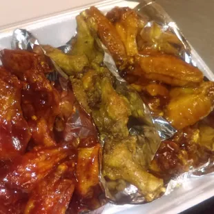 New Daily Special 30 wings &amp; Large Fry $19.99...Pics are Southern Buffalo, Honey Lemon Pepper &amp; Sweet Chili