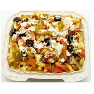 Chicken Shawarma Loaded Fries