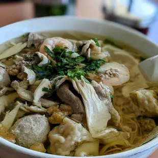9. Combination Won Ton Noodle Soup