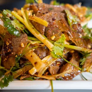 Szechuan Style Beef appetizer