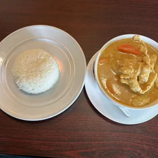 Massaman curry chicken