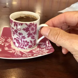 My Middle Eastern coffee.