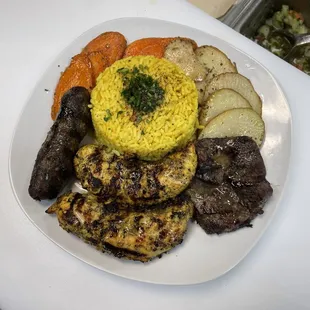 Combination plate