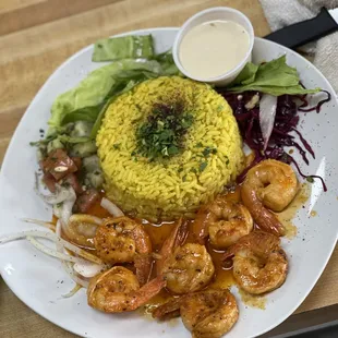 Shrimp platter