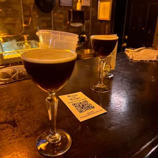 Espresso Martini $8 during happy hour, everyday 5-7pm!