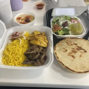 #20 meal with hummus.