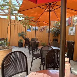 New outdoor patio