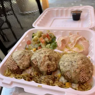 Stuffed Falafel Plate