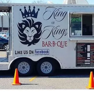 You can always find King of Kings BBQ set up in the parking lot of Marshall's.Follow the smell!