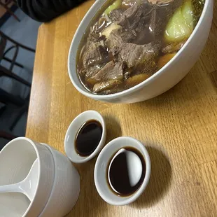 Spinach Won Ton Soup Noodles