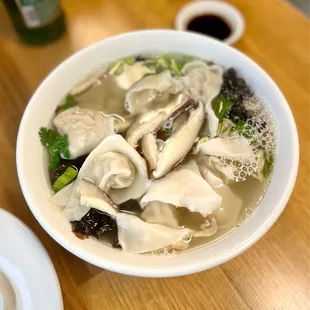 Pork and Onion Wonton Soup