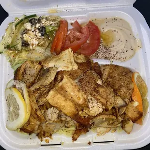 7. Chicken Shawarma Plate