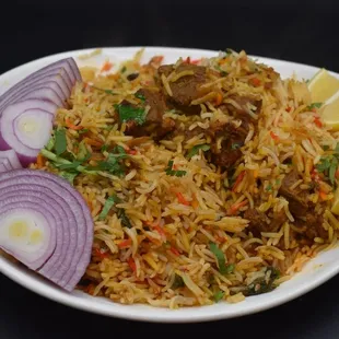 Goat biryani