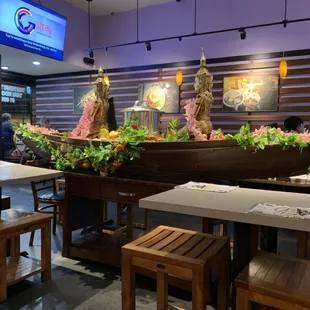 the interior of a restaurant