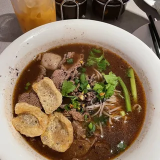 Beef Thai Boat Noodle Soup