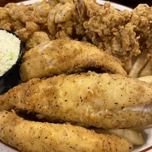 fried fish and fries