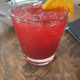 Cherry Mezcal margarita