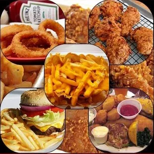 food, burgers