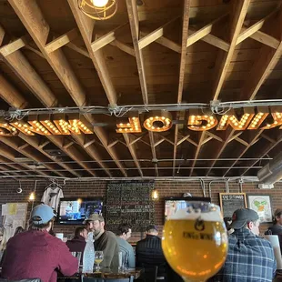 people sitting at a bar