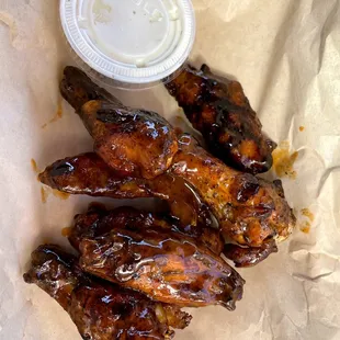 Bourbon Buffalo Wings