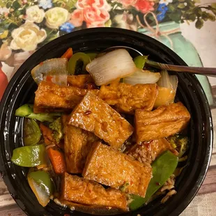 Bean Curd Szechuan Style