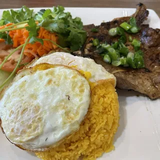 Grilled Pork and 2Egg Rolls/BN