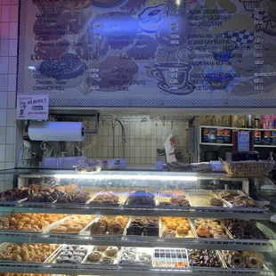 Menu + Donuts