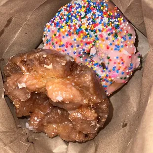 old fashion glazed &amp; strawberry sprinkle