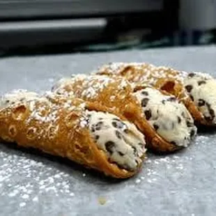 Top off your meal with a delicious cannoli....choice of chocolate, raspberry or caramel topping if you wish