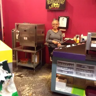 The awesome cook ! Ms. V rocks!!!!