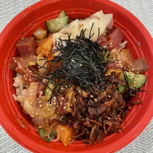 Large poke bowl